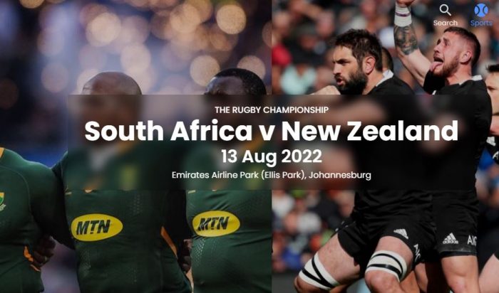 SOUTH AFRICA V NEW ZEALAND – THE RUGBY CHAMPIONSHIP 2022 AUG 13